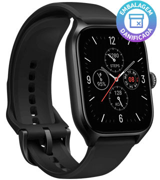 amazfit gts 4 preto perfil oportunidades  