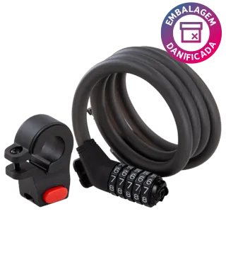 cadeado de codigo segway ninebot preto 2 pecas oportunidades  .