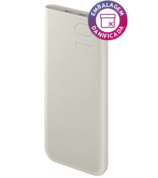 powerbank samsung 10000mah 25w creme perfil oportunidades  