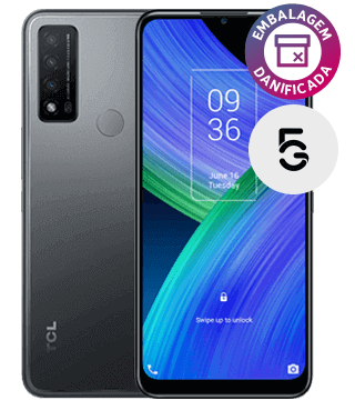 tcl 20 r 5g cinzento frente costas oportunidades  