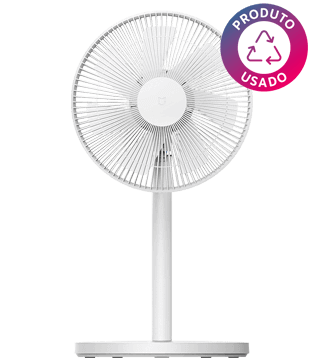 ventoinha xiaomi mi smart standing fan 2 lite branca frente usado  