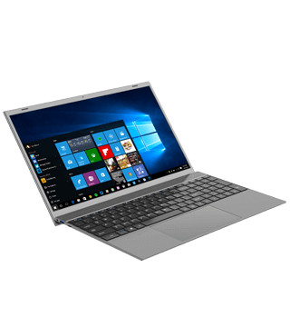 portatil maxcom mbook15 iceler 8 256gb cinza frente perfil  