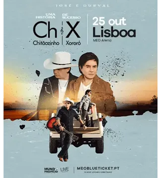 Convite Duplo Camarote MEOS - CHITÃOZINHO E XORORÓ - 25 OUT 2025 - 21h30