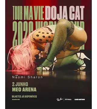Convite Duplo Camarote MEOS - DOJA CAT - 02 JUN - 21h15 Convite Duplo Camarote MEOS - DOJA CAT - 02 JUN - 21h15