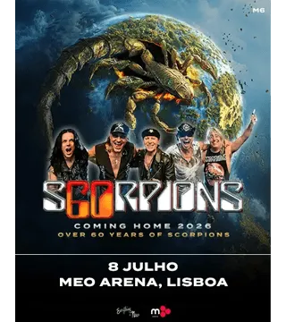 Convite Duplo Camarote MEOS - SCORPIONS - COMING HOME 2026 - 08 JUL - 21h Convite Duplo Camarote MEOS - SCORPIONS - COMING HOME 2026 - 08 JUL - 21h