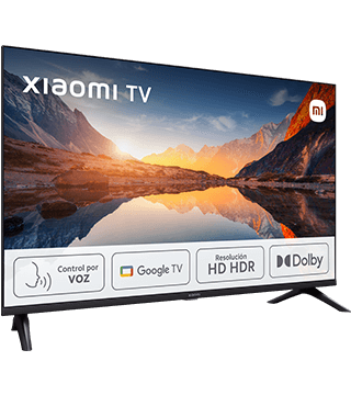 smart tv xiaomi a 2025 HD 32 preto perfil esquerdo  