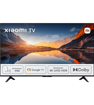 smart tv xiaomi a 2025 uhd 4k 65 preto frente  