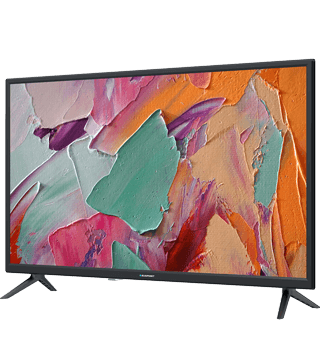 tv blaupunkt led hd 32 BN32H1372EEB preto perfil  