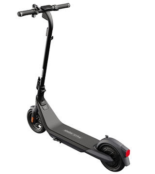 trotinete eletrica segway kickscooter e2 pro preto costas  