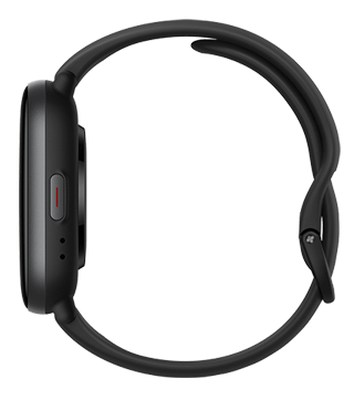 amazfit active preto lado  