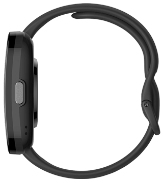 amazfit BIP5 preto lado  