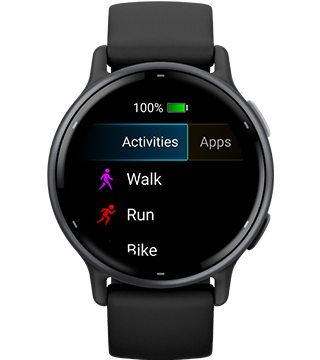 garmin watch vivoactive 5 preto frente  
