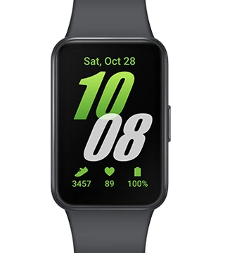 samsung galaxy fit3 cinzento frente  .