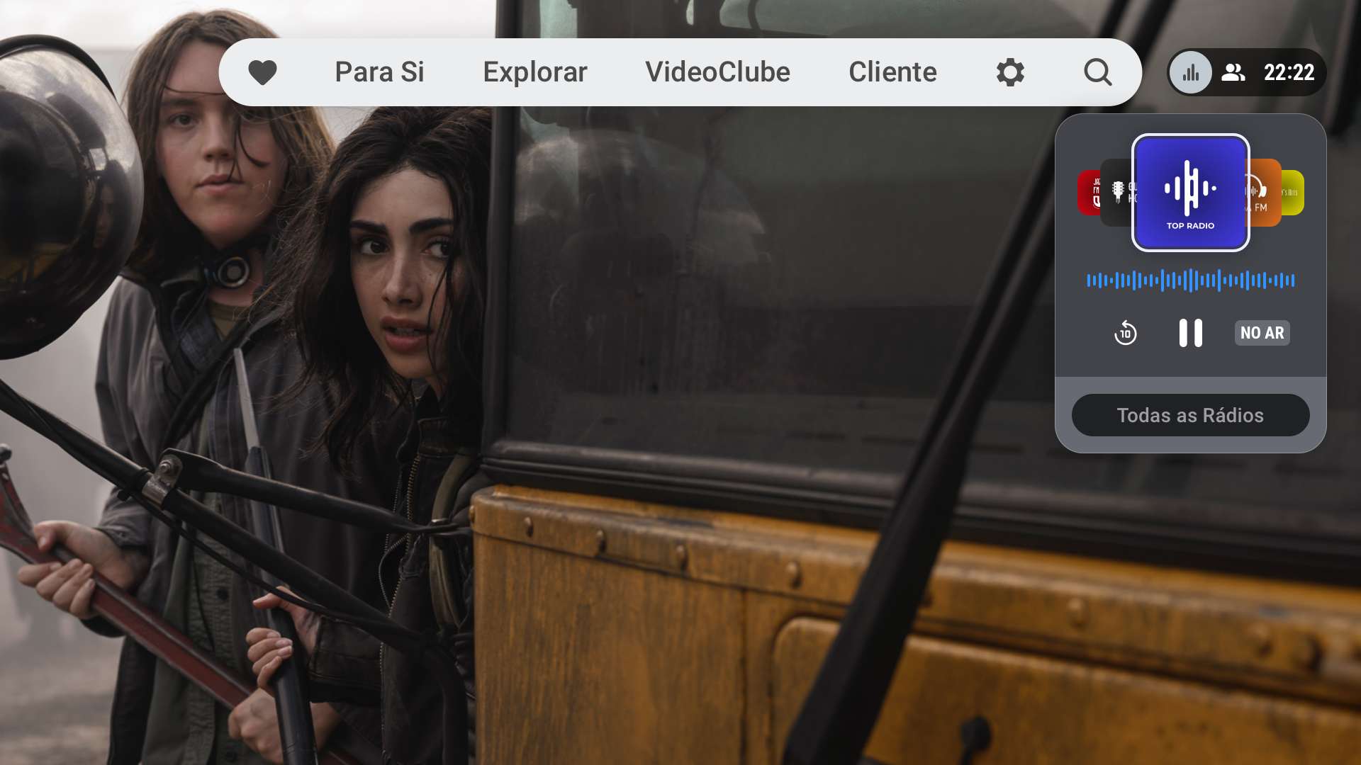 Radio screen on Android TV